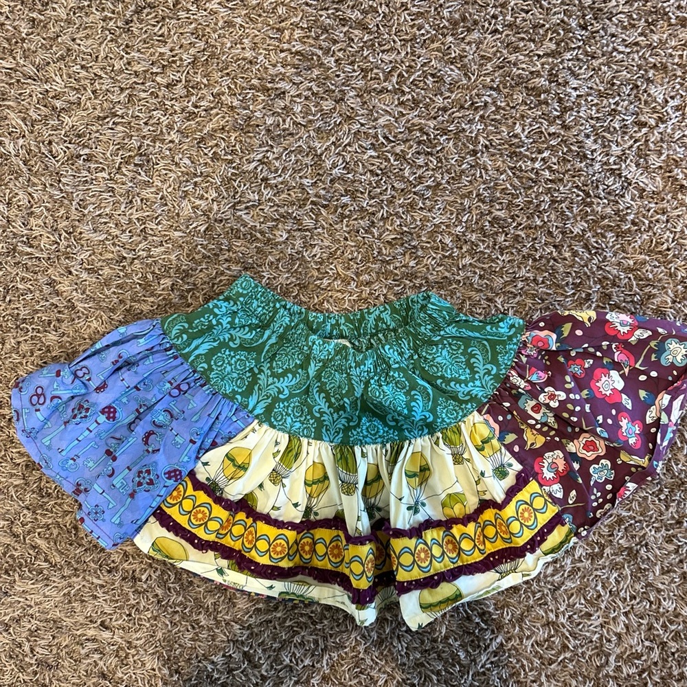 Matilda Jane Colorful Kids Patchwork Skirt